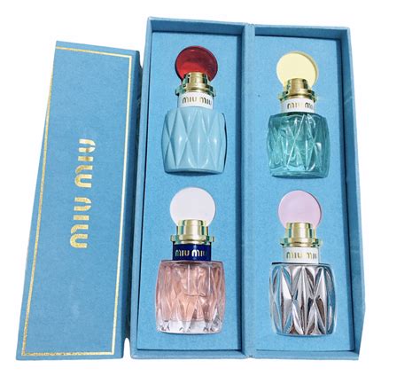 miu miu perfume set of 4|miu perfume canada.